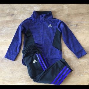 Adidas 3 Stripe Track Jacket and Pants